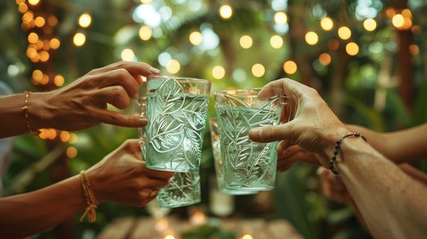 Célébrez durablement avec des verres plastiques réutilisables